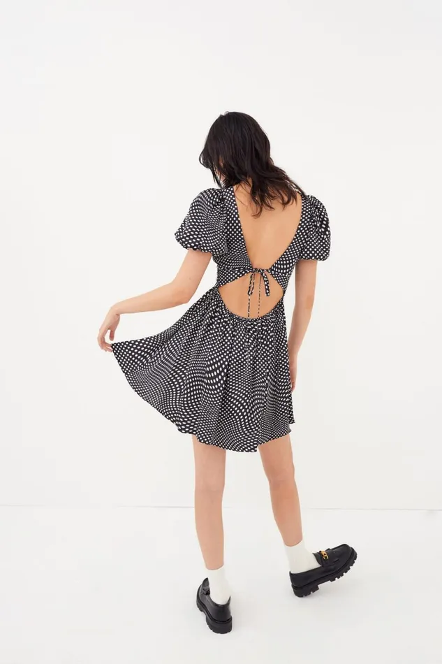 Women Dresses For Love and Lemons Anya Puff Sleeve Mini Dress Black Women Dresses For Love and Lemons Anya Puff Sleeve Mini Dress Black