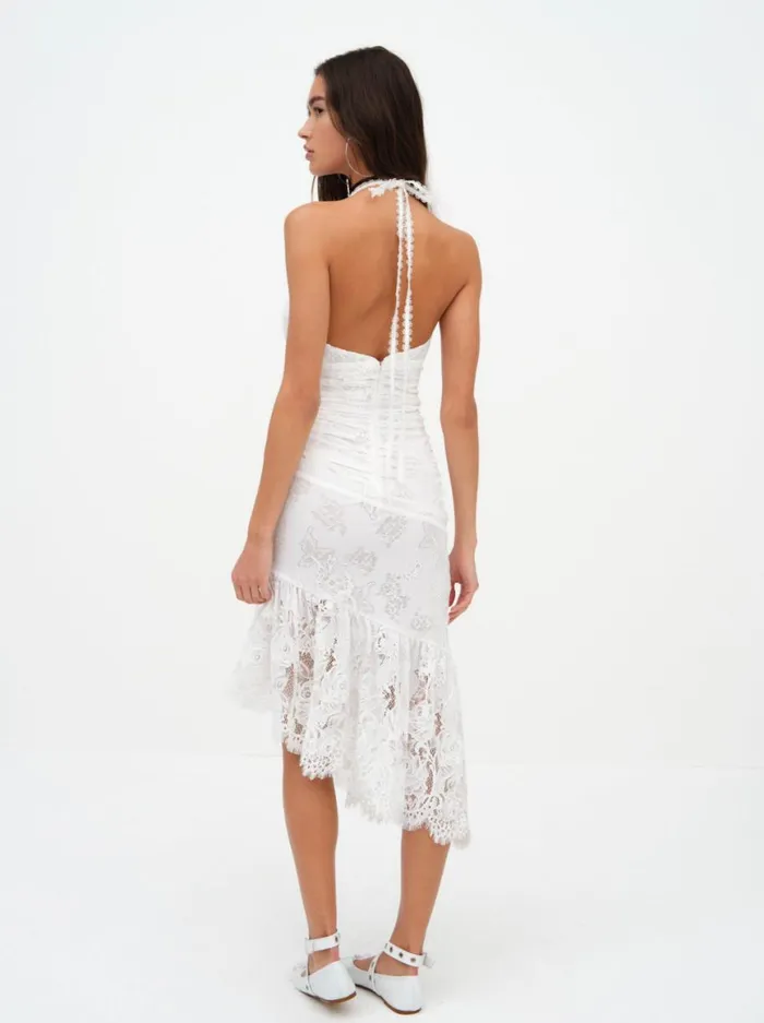 Women Dresses For Love and Lemons Ellis Midi Dress White