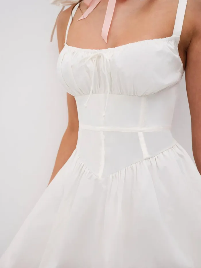 Women Dresses For Love and Lemons Jessie Mini Dress White Women Dresses For Love and Lemons Jessie Mini Dress White