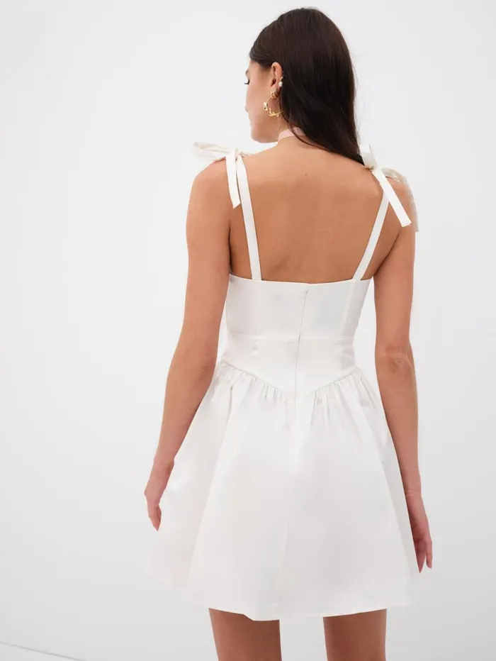 Women Dresses For Love and Lemons Jessie Mini Dress White Women Dresses For Love and Lemons Jessie Mini Dress White