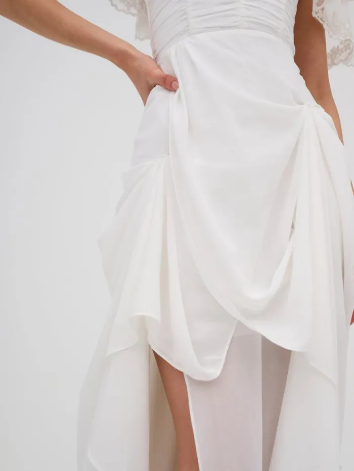 Women Dresses For Love and Lemons June Maxi Dress White Women Dresses For Love and Lemons June Maxi Dress White