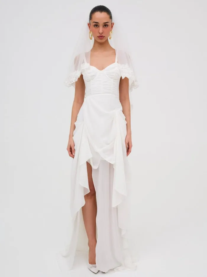 Women Dresses For Love and Lemons June Maxi Dress White Women Dresses For Love and Lemons June Maxi Dress White