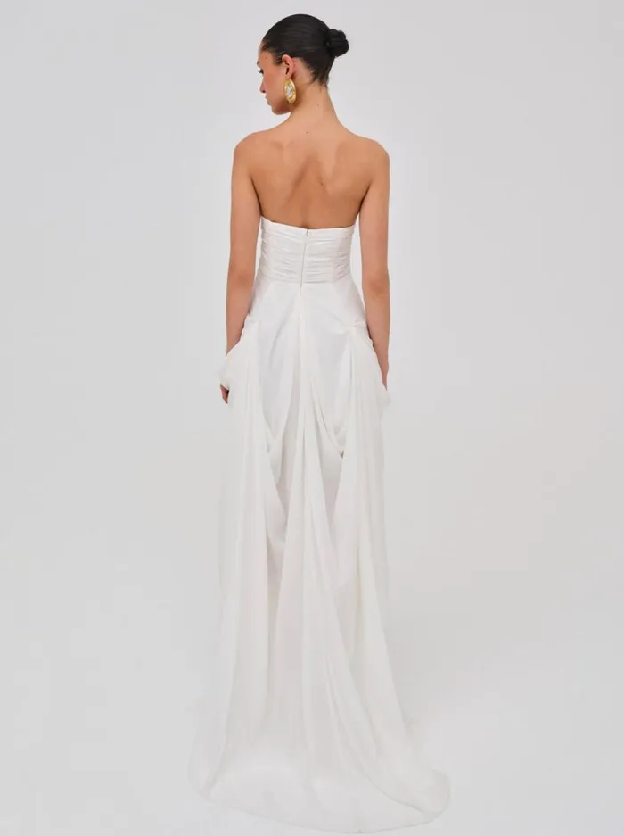 Women Dresses For Love and Lemons June Maxi Dress White Women Dresses For Love and Lemons June Maxi Dress White