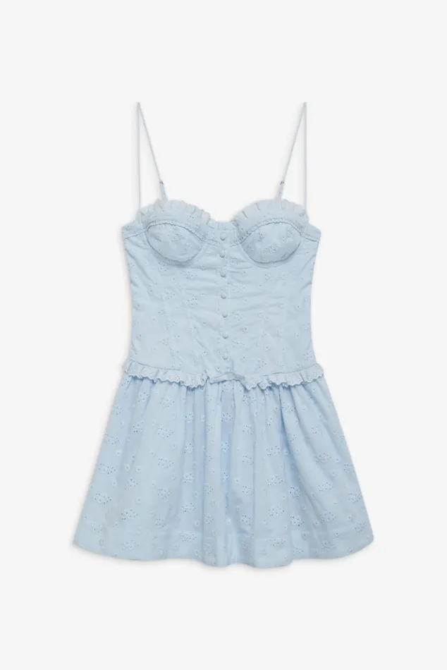 Women Dresses For Love and Lemons Marlowe Mini Dress Blue Women Dresses For Love and Lemons Marlowe Mini Dress Blue