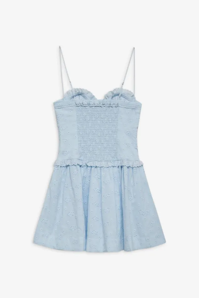 Women Dresses For Love and Lemons Marlowe Mini Dress Blue Women Dresses For Love and Lemons Marlowe Mini Dress Blue