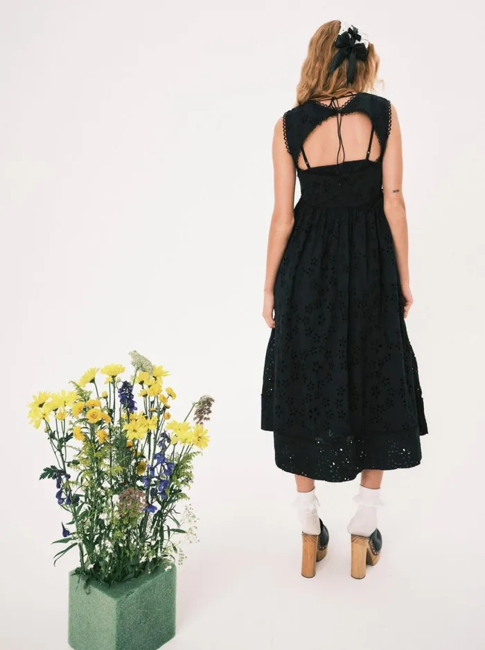 Women Dresses For Love and Lemons Nicola Midi Dress Black Women Dresses For Love and Lemons Nicola Midi Dress Black