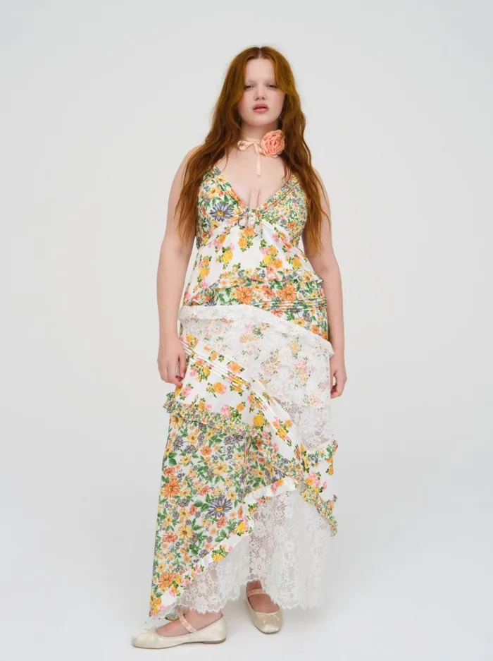 Women Dresses For Love and Lemons Rosalyn Maxi Dress Green Marigold Women Dresses For Love and Lemons Rosalyn Maxi Dress Green Marigold