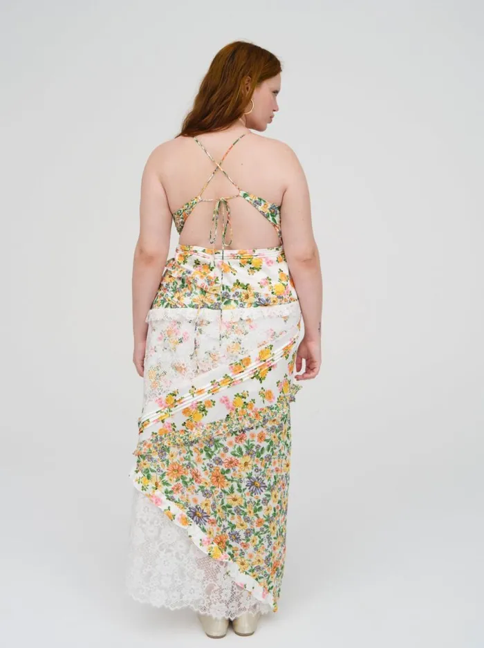 Women Dresses For Love and Lemons Rosalyn Maxi Dress Green Marigold Women Dresses For Love and Lemons Rosalyn Maxi Dress Green Marigold