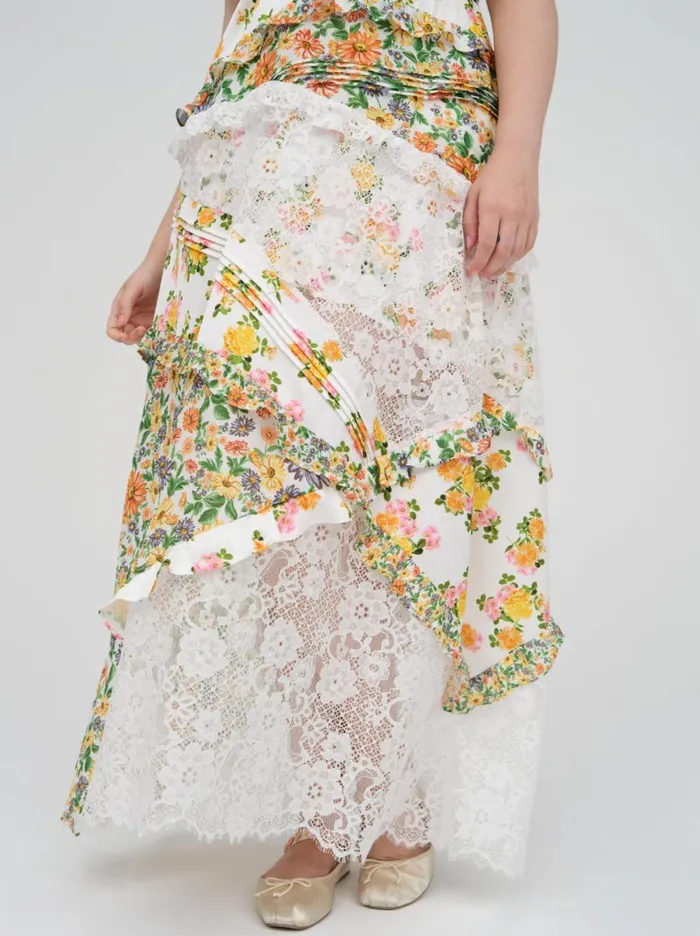 Women Dresses For Love and Lemons Rosalyn Maxi Dress Green Marigold Women Dresses For Love and Lemons Rosalyn Maxi Dress Green Marigold