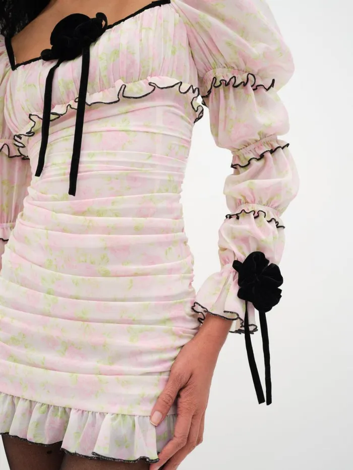 Women Dresses For Love and Lemons Vienna Mini Dress Pink Women Dresses For Love and Lemons Vienna Mini Dress Pink