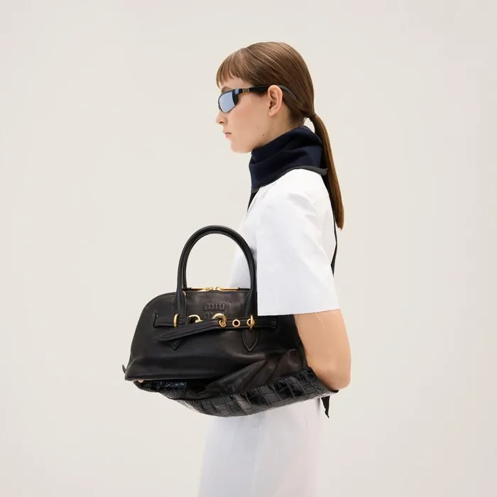Women Dresses Miu Miu Poplin And Jersey Dress White Women Dresses Miu Miu Poplin And Jersey Dress White