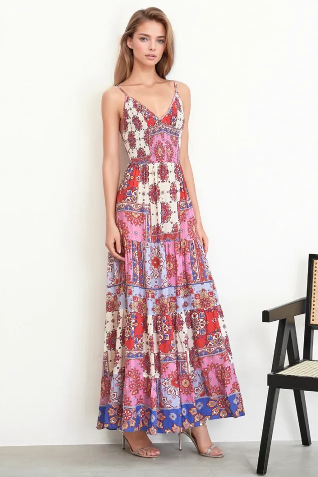 Women Dresses YUMI KIM CLAIRE MAXI DRESS Crimson Paisley