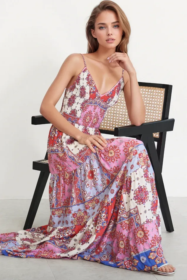 Women Dresses YUMI KIM CLAIRE MAXI DRESS Crimson Paisley