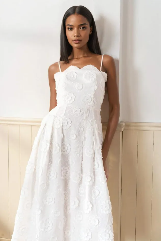 Women Dresses YUMI KIM KOKO DRESS Party White Dress Capri Eyelet