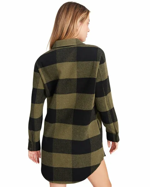 Women ELDRIDGE PLAID COAT SAGE Sage Steve Madden Jackets and Coats Women ELDRIDGE PLAID COAT SAGE Sage Steve Madden Jackets and Coats
