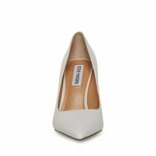 Women EVELYN WHITE LEATHER White Leather Steve Madden Heels Women EVELYN WHITE LEATHER White Leather Steve Madden Heels