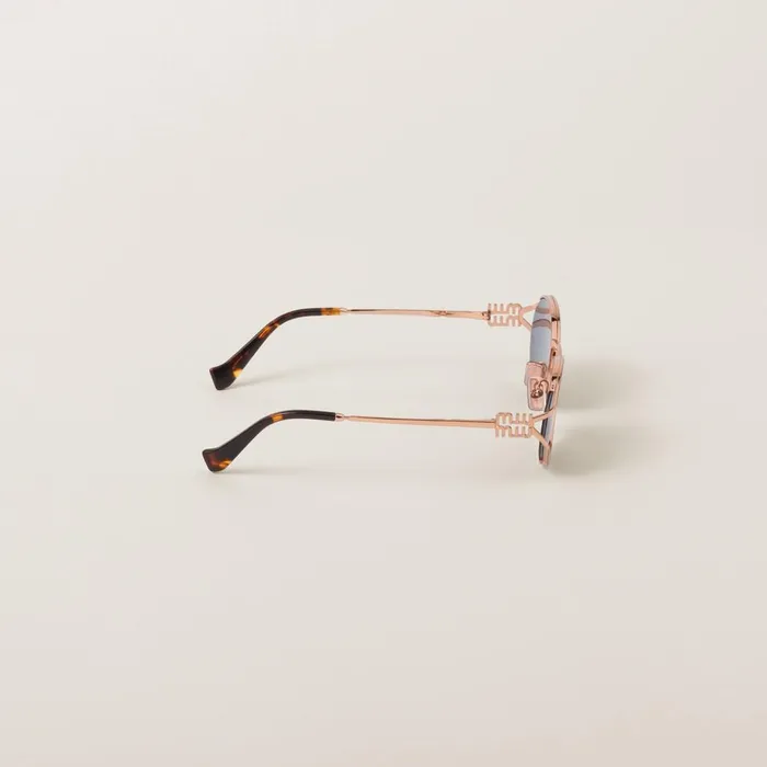 Women Eyewear Miu Miu Miu Miu Logo Sunglasses Blue Lenses Women Eyewear Miu Miu Miu Miu Logo Sunglasses Blue Lenses