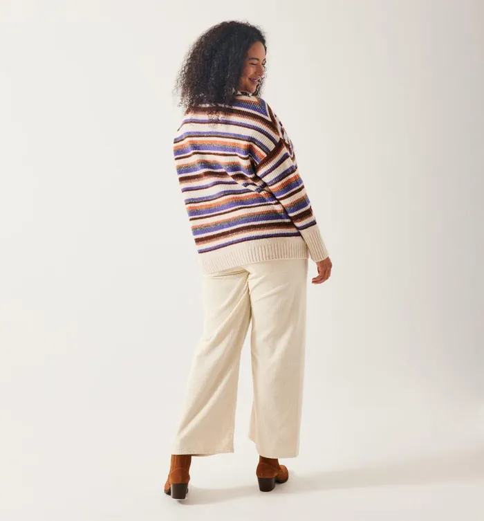 Women Fancy Striped Jumper 8211 Ecru Stripes Promod Jumpers And Cardigans Women Fancy Striped Jumper 8211 Ecru Stripes Promod Jumpers And Cardigans