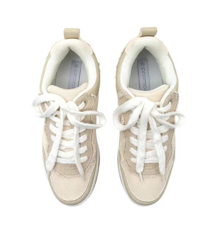 Women Fashion Sneakers 8211 Ecru Promod Shoes Women Fashion Sneakers 8211 Ecru Promod Shoes