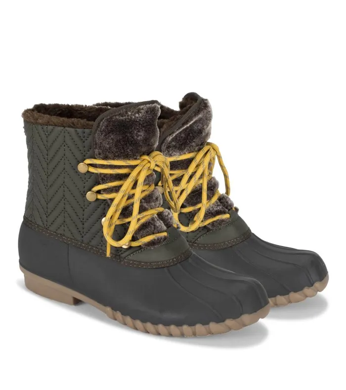 Women Flash Duck Boot Pine Baretraps Cold Weather Boots