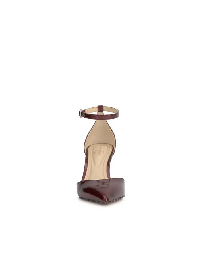 Women Foxena Pointed Toe Pump In Oxblood Jessica Simpson Pumps