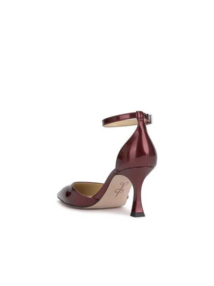 Women Foxena Pointed Toe Pump In Oxblood Jessica Simpson Pumps