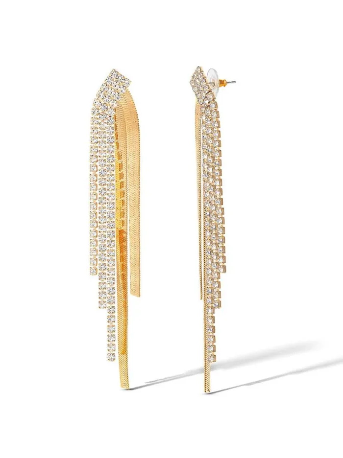 Women Fringe Dangle Earrings Jessica Simpson Earrings