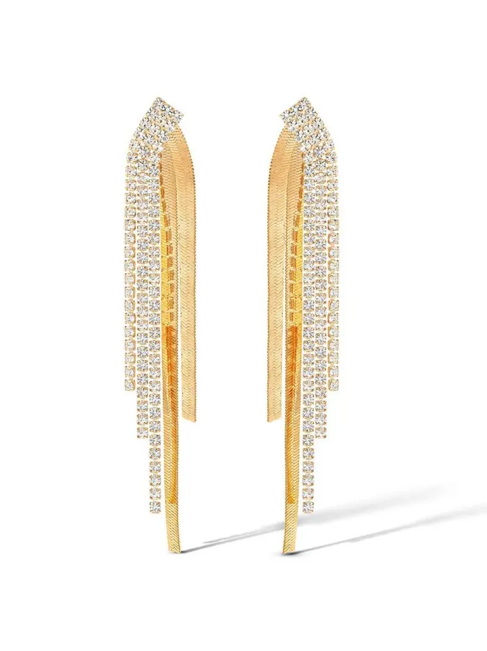 Women Fringe Dangle Earrings Jessica Simpson Earrings