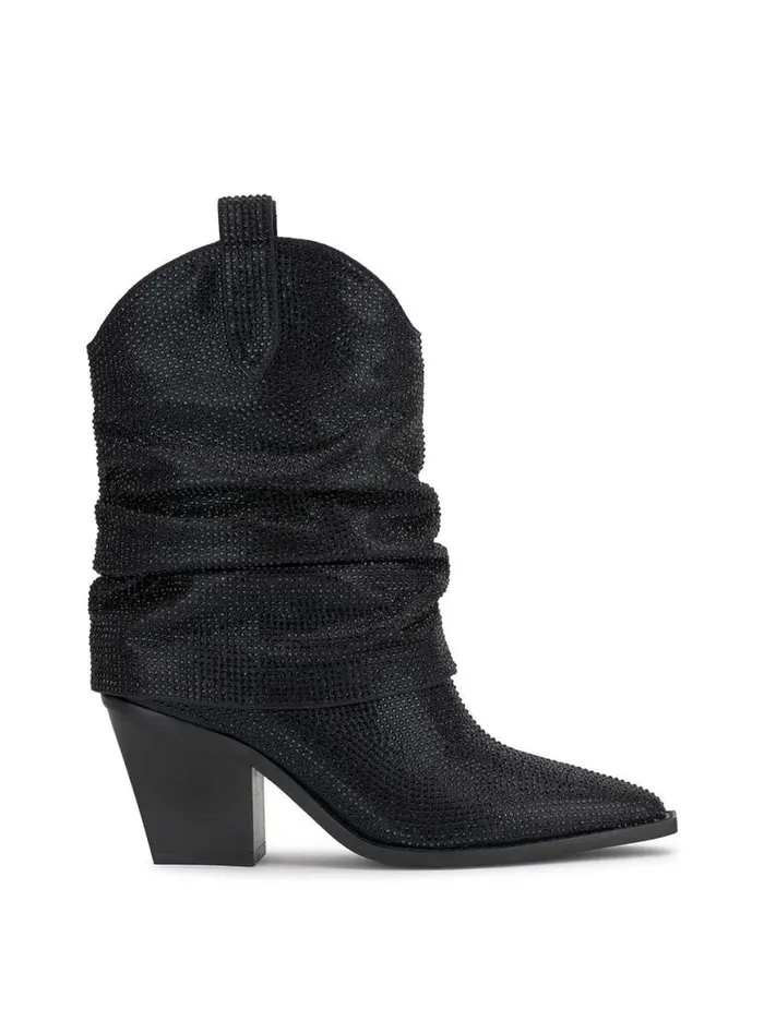 Women Gemorra Bootie In Black Crystal Jessica Simpson Boots and Booties