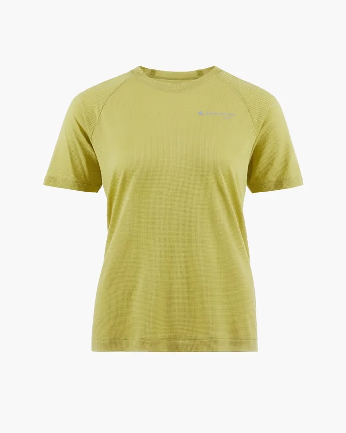 Women Groa Technical Short Sleeve Tee Beryl Green Klttermusen TShirts
