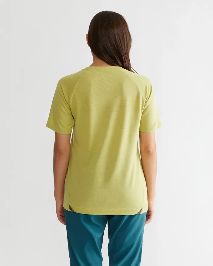 Women Groa Technical Short Sleeve Tee Beryl Green Klttermusen TShirts