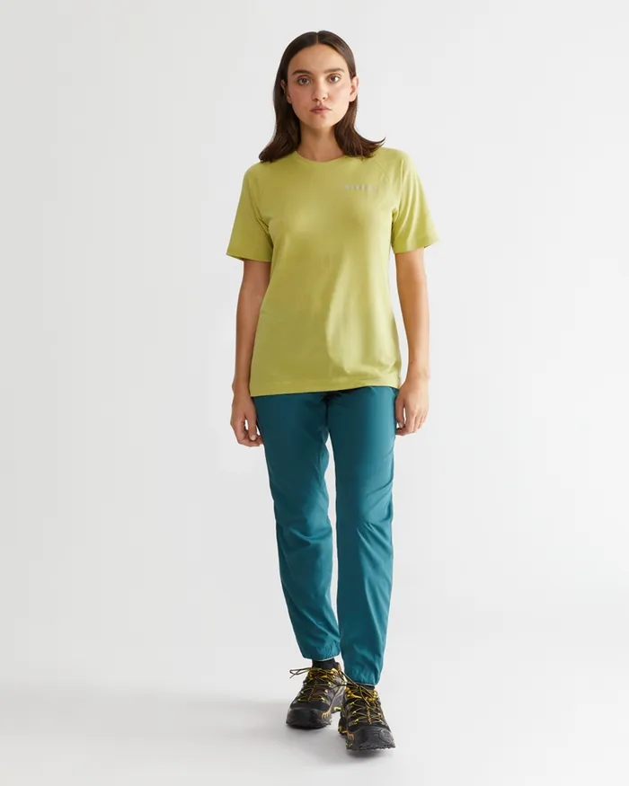 Women Groa Technical Short Sleeve Tee Beryl Green Klttermusen TShirts
