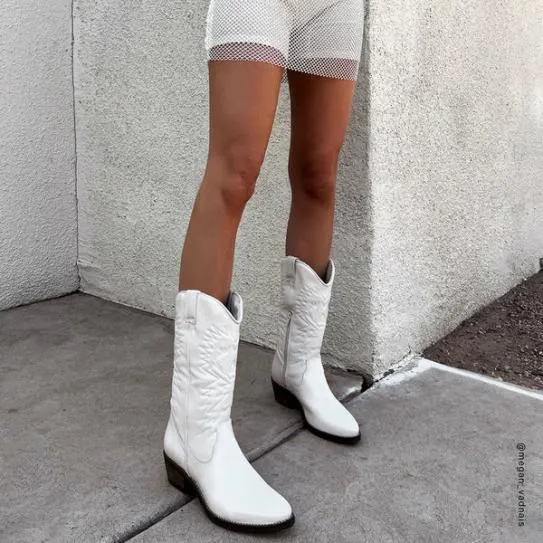 Women HAYWARD WHITE LEATHER White Leather Steve Madden Boots and Booties Women HAYWARD WHITE LEATHER White Leather Steve Madden Boots and Booties