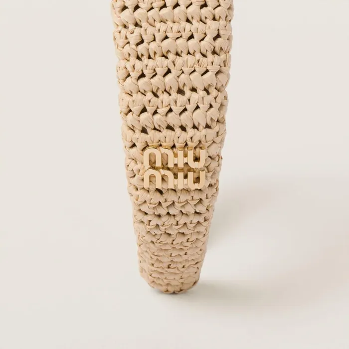 Women Headbands And Hair Accessories Miu Miu Woven Fabric Headband Natural Women Headbands And Hair Accessories Miu Miu Woven Fabric Headband Natural