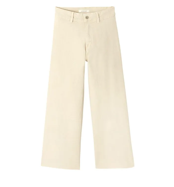 Women HighWaist Raw Edge Jeans 8211 Beige Promod Jeans Women HighWaist Raw Edge Jeans 8211 Beige Promod Jeans