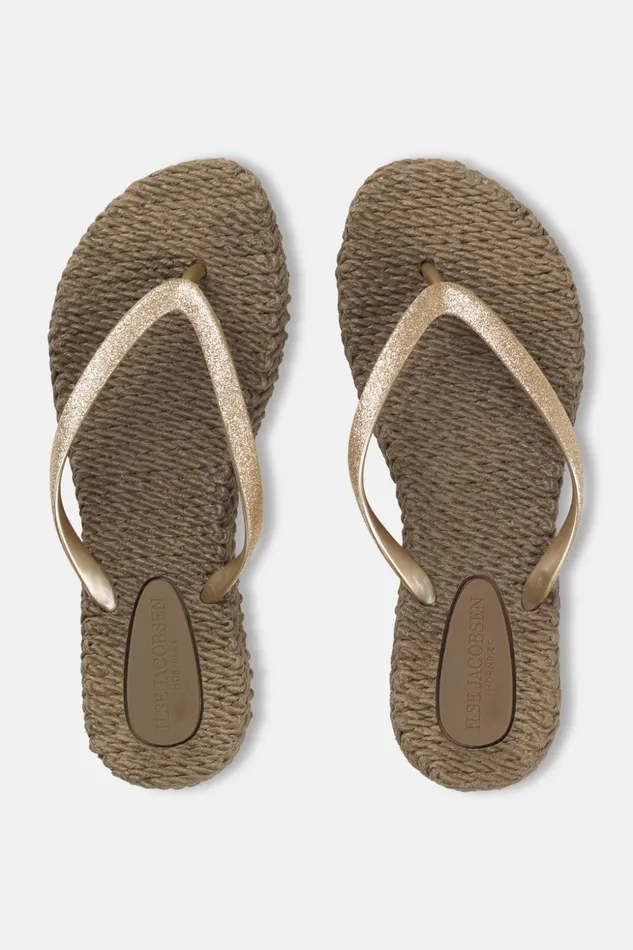 Women Ilse Jacobsen Flip Flops Flip Flop With Glitter 8211 Cub Brown Women Ilse Jacobsen Flip Flops Flip Flop With Glitter 8211 Cub Brown
