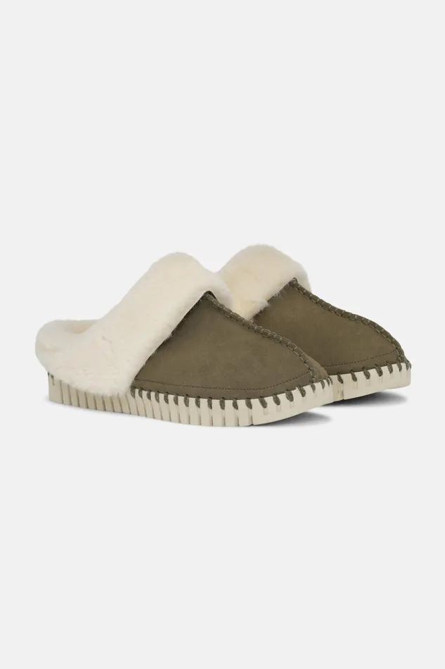 Women Ilse Jacobsen Home Slippers Slippers 8211 Deep Olive