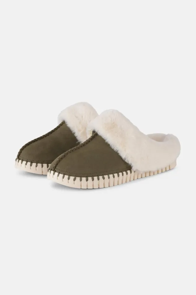 Women Ilse Jacobsen Home Slippers Slippers 8211 Deep Olive Women Ilse Jacobsen Home Slippers Slippers 8211 Deep Olive