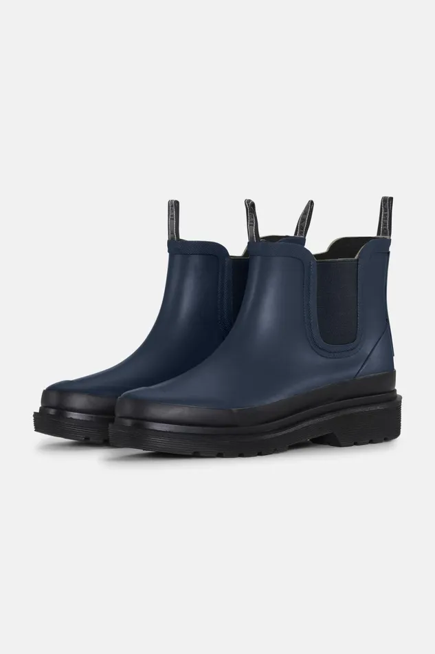 Women Ilse Jacobsen Rainboots Short Chelsea Rain 8211 Dark Indigo