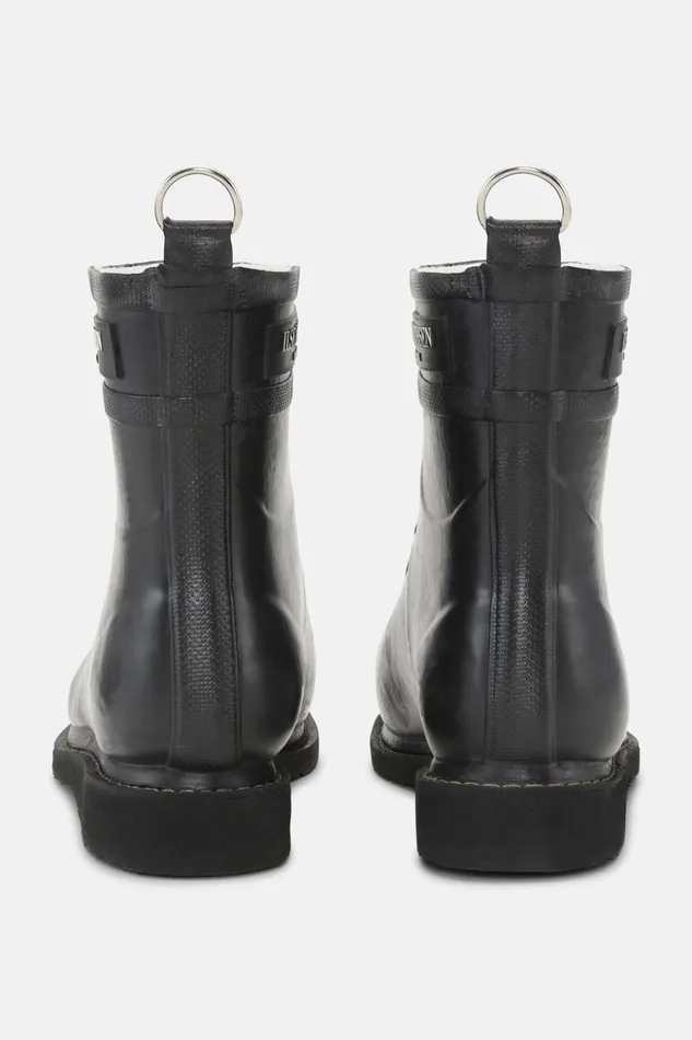 Women Ilse Jacobsen Rainboots Short Short Rubber Boots 8211 Black Women Ilse Jacobsen Rainboots Short Short Rubber Boots 8211 Black