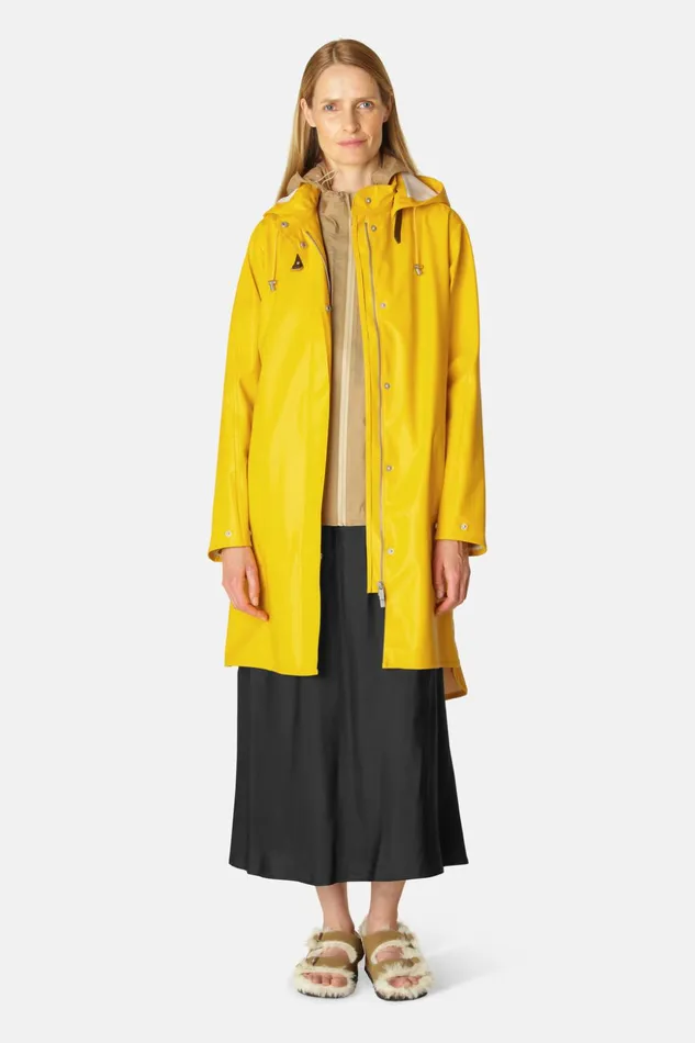 Women Ilse Jacobsen Raincoats Raincoat 8211 Cyber Yellow