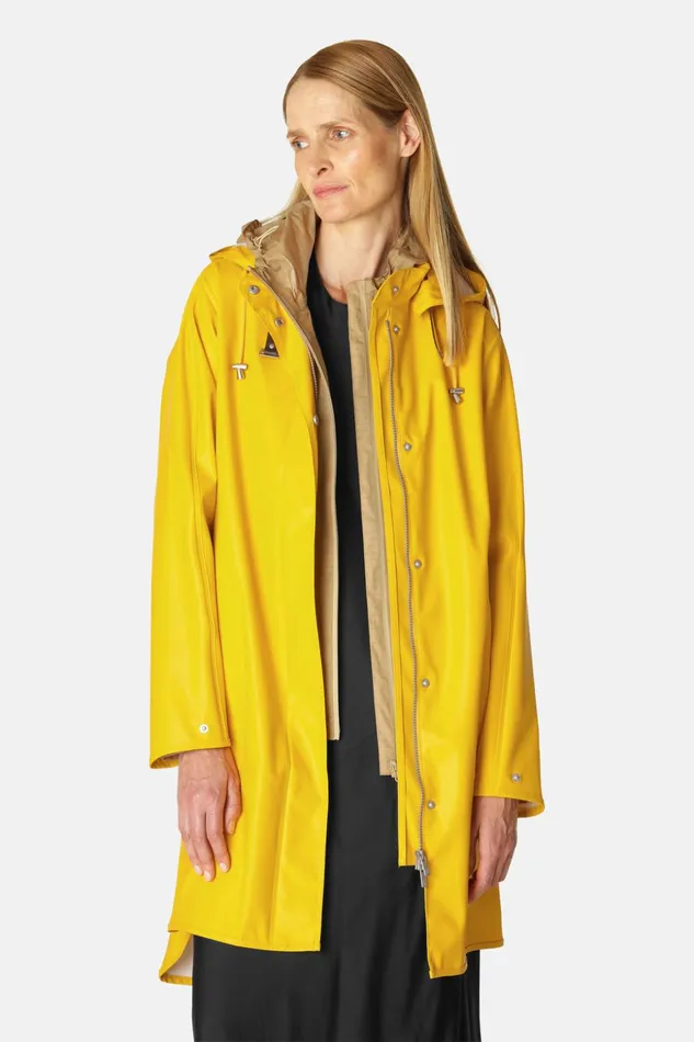 Women Ilse Jacobsen Raincoats Raincoat 8211 Cyber Yellow