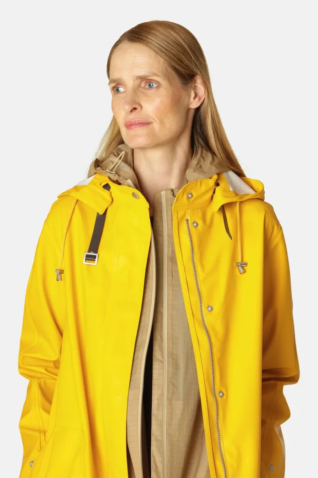 Women Ilse Jacobsen Raincoats Raincoat 8211 Cyber Yellow