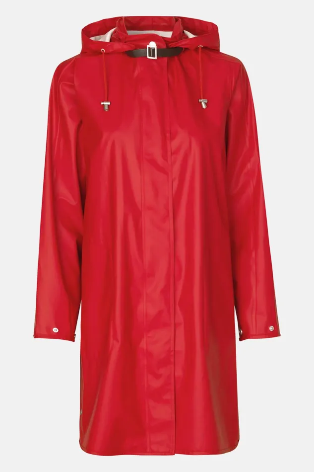 Women Ilse Jacobsen Raincoats Raincoat 8211 Deep Red
