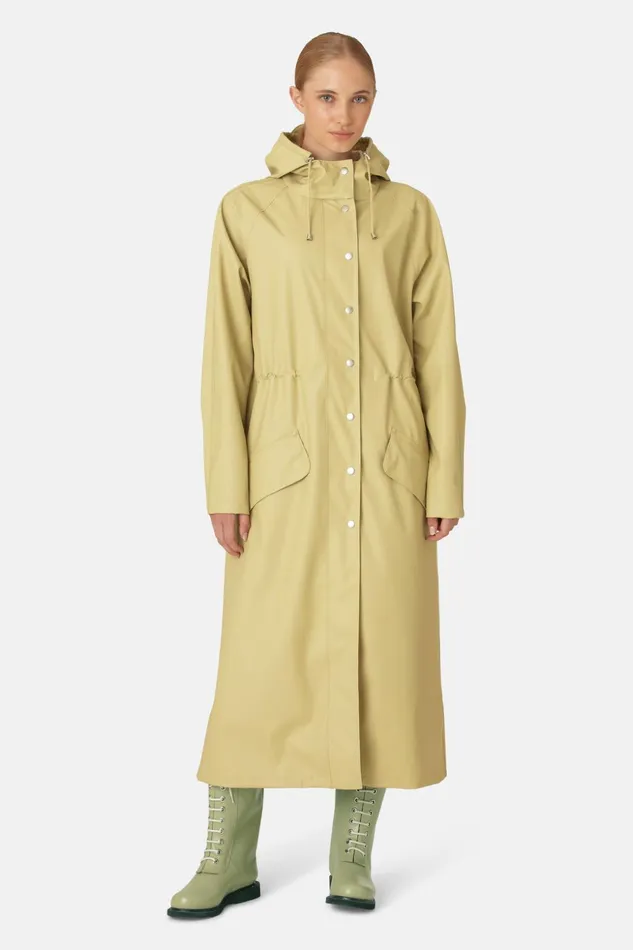 Women Ilse Jacobsen Raincoats Raincoat 8211 Olive Grass