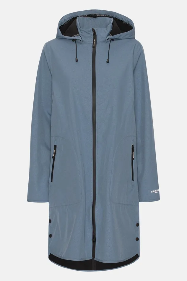Women Ilse Jacobsen Raincoats Raincoat 8211 Winter Ocean Women Ilse Jacobsen Raincoats Raincoat 8211 Winter Ocean