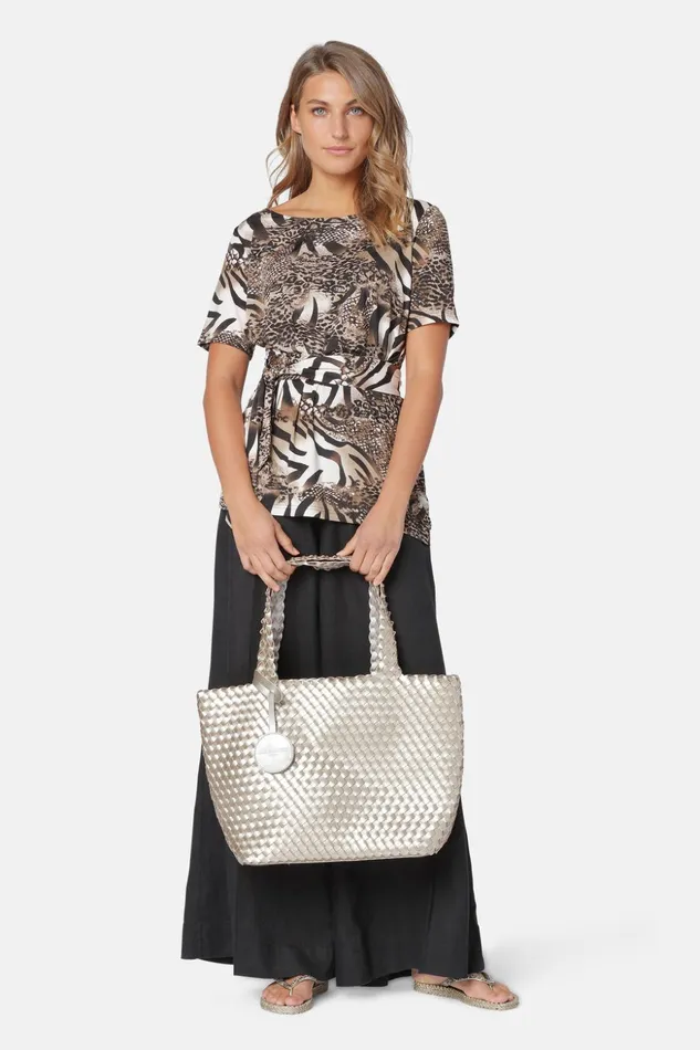 Women Ilse Jacobsen Tote Bags Tote Bag 8211 Platin Silver