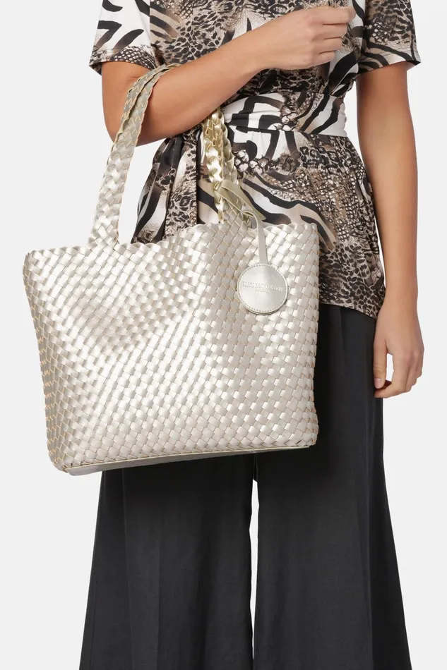Women Ilse Jacobsen Tote Bags Tote Bag 8211 Platin Silver Women Ilse Jacobsen Tote Bags Tote Bag 8211 Platin Silver