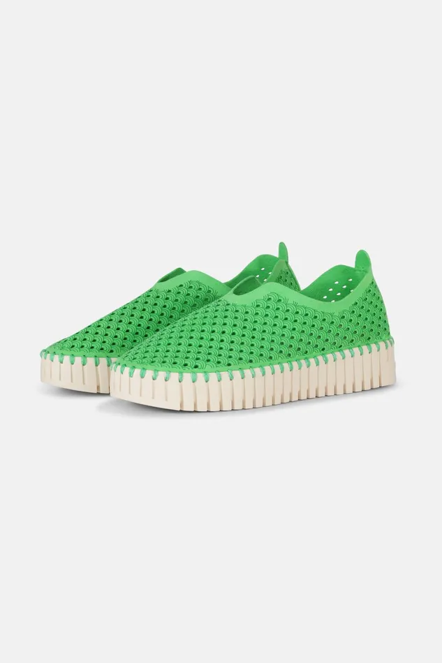 Women Ilse Jacobsen Tulip Flats Flats 8211 Bright Green