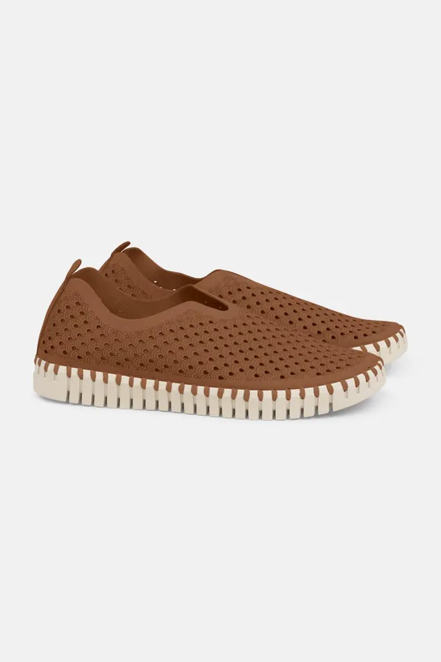 Women Ilse Jacobsen Tulip Flats Tulip SlipIn 8211 Tannin